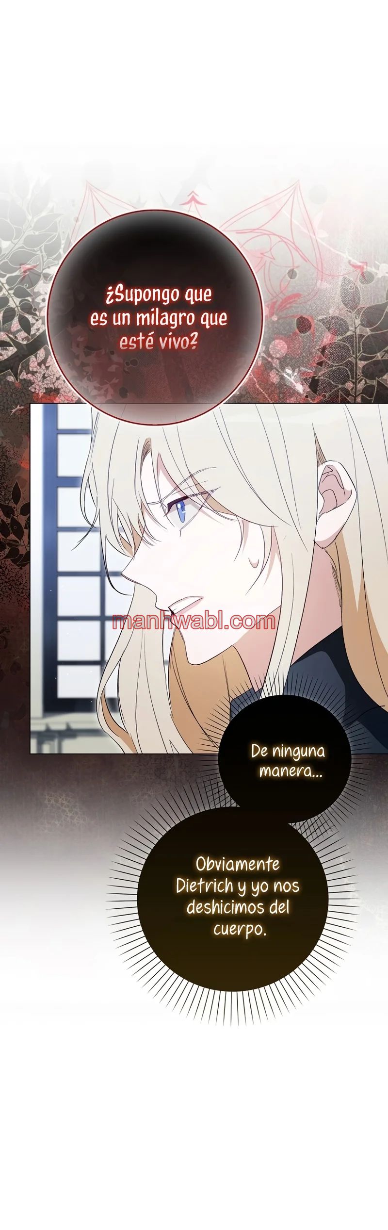 Me convertí en la sirvienta del protagonista de un juego de terror - Capítulo 33_3 manhwa