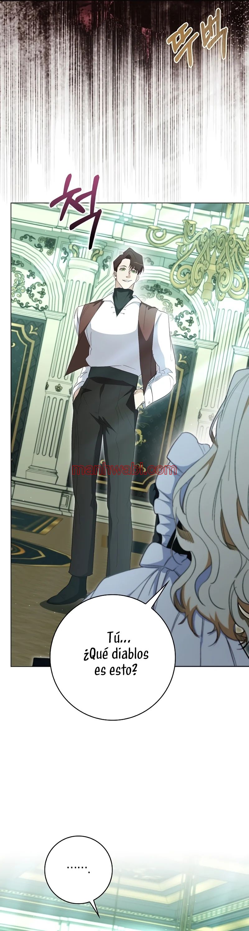 Me convertí en la sirvienta del protagonista de un juego de terror - Capítulo 34_2 manhwa