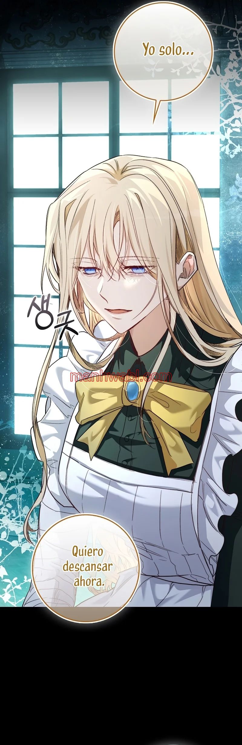 Me convertí en la sirvienta del protagonista de un juego de terror - Capítulo 34_3 manhwa