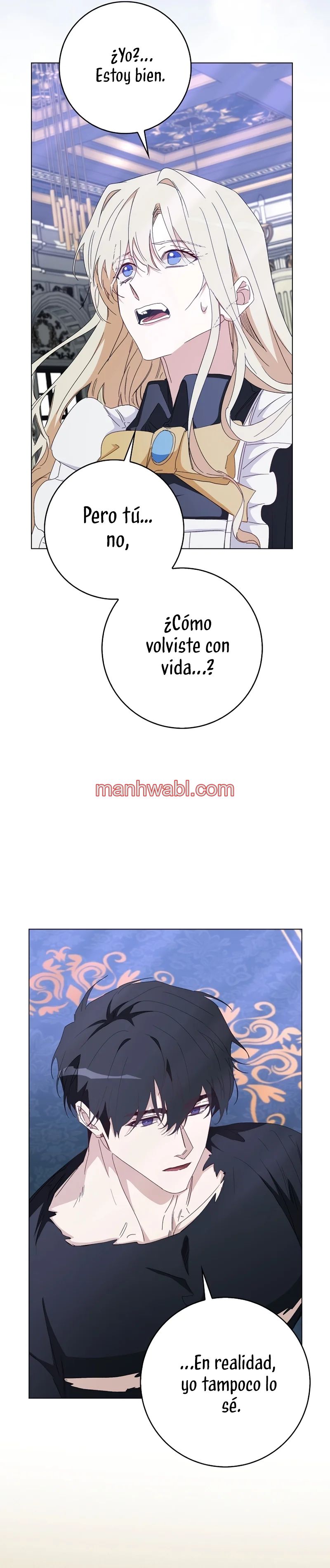 Me convertí en la sirvienta del protagonista de un juego de terror - Capítulo 35 manhwa