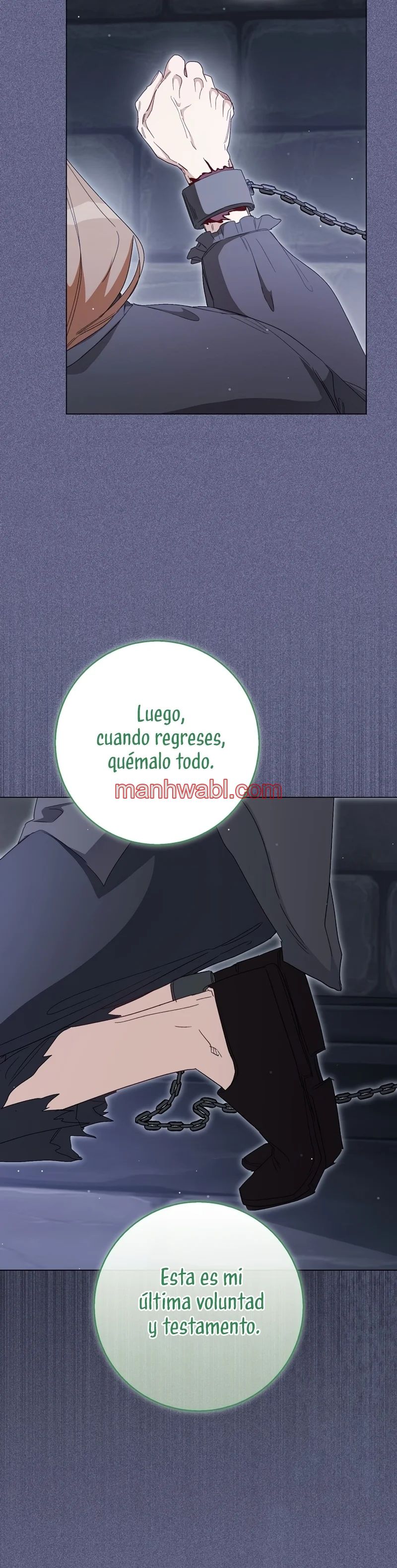 Me convertí en la sirvienta del protagonista de un juego de terror - Capítulo 36_2 manhwa