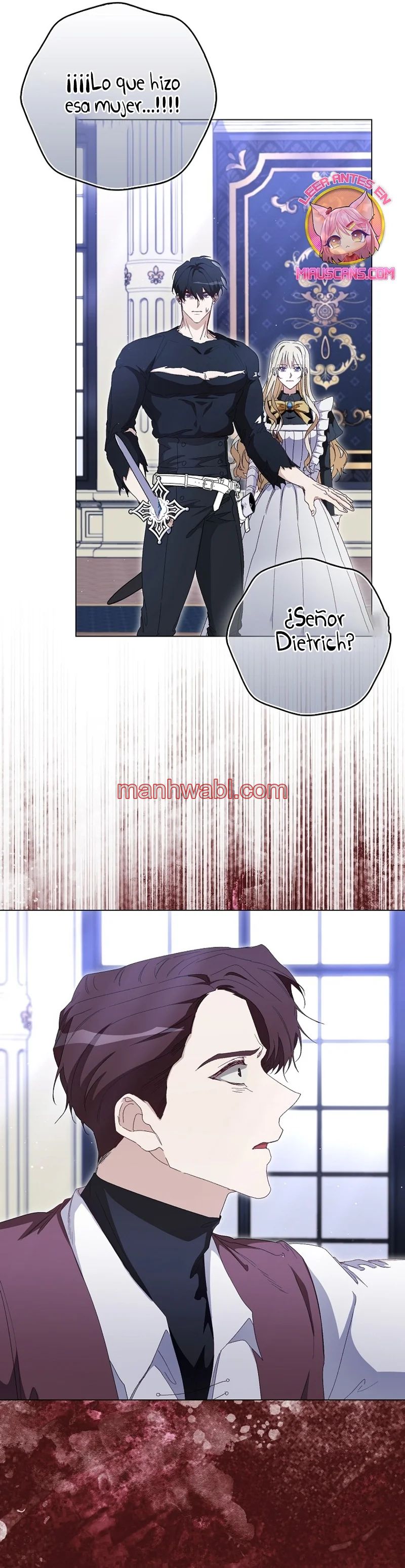 Me convertí en la sirvienta del protagonista de un juego de terror - Capítulo 37 manhwa