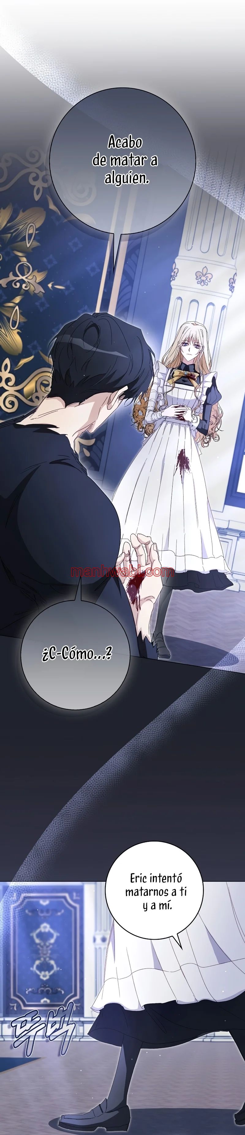 Me convertí en la sirvienta del protagonista de un juego de terror - Capítulo 38 manhwa