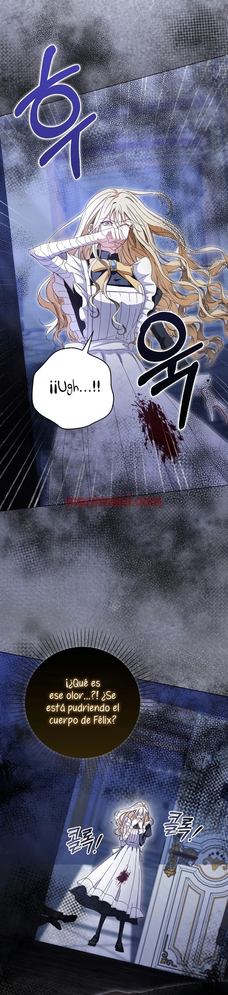 Me convertí en la sirvienta del protagonista de un juego de terror - Capítulo 38_2 manhwa