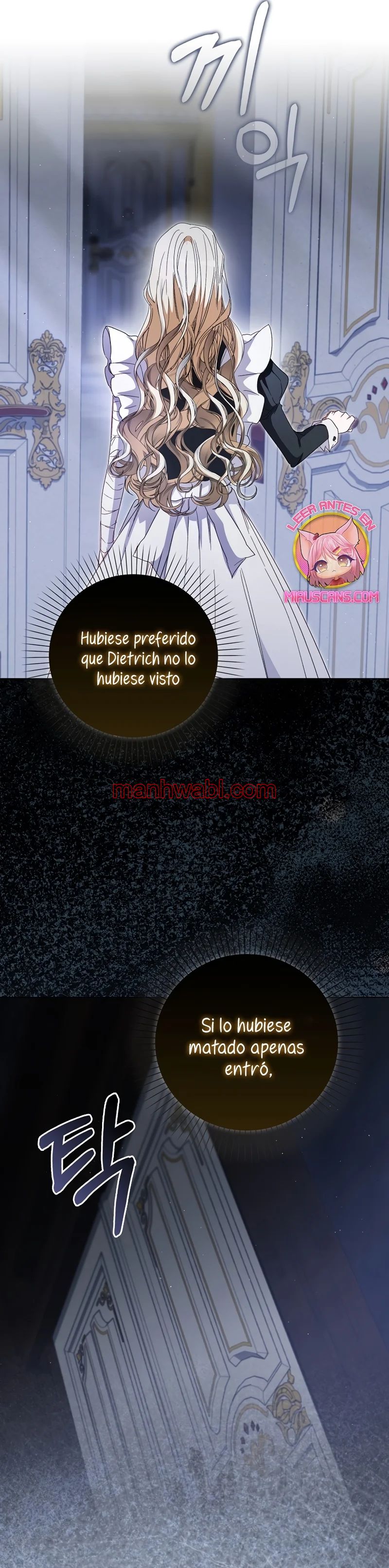 Me convertí en la sirvienta del protagonista de un juego de terror - Capítulo 38_3 manhwa