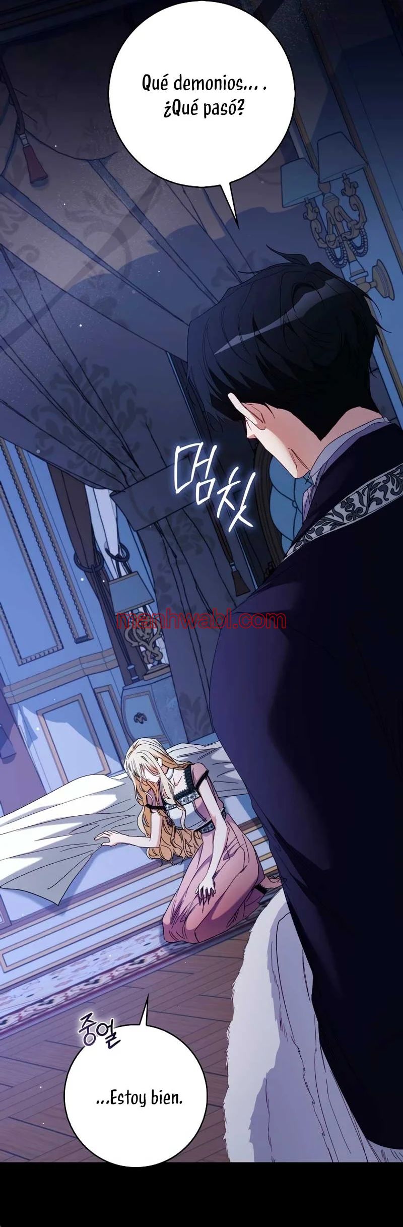 Me convertí en la sirvienta del protagonista de un juego de terror - Capítulo 44 manhwa