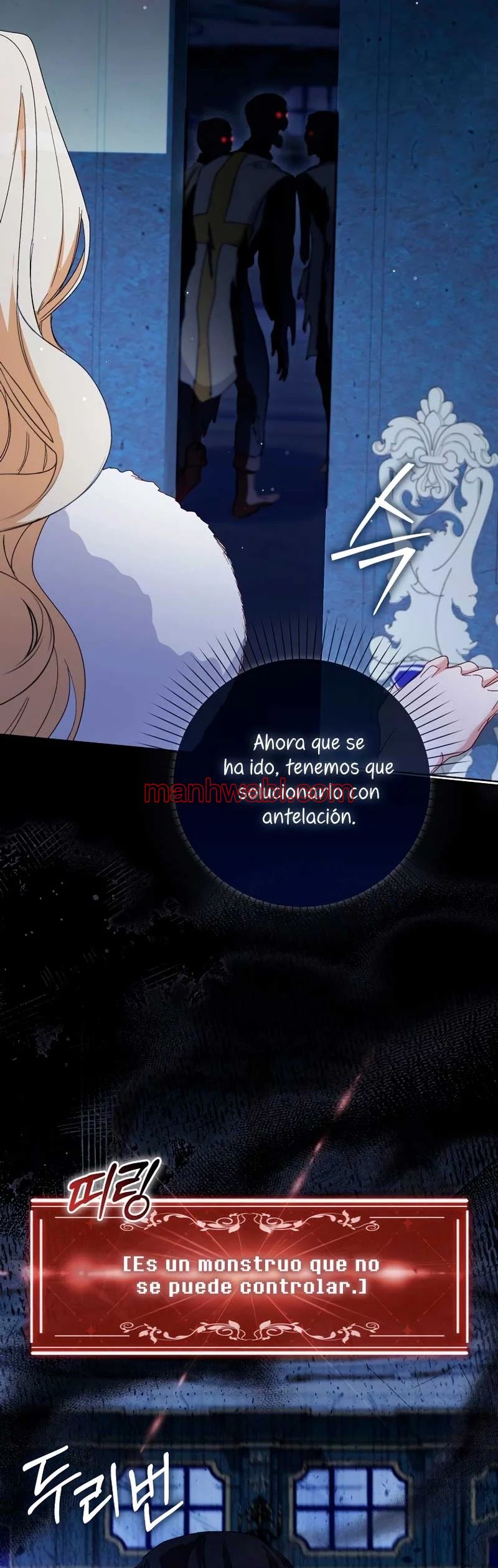 Me convertí en la sirvienta del protagonista de un juego de terror - Capítulo 44_3 manhwa