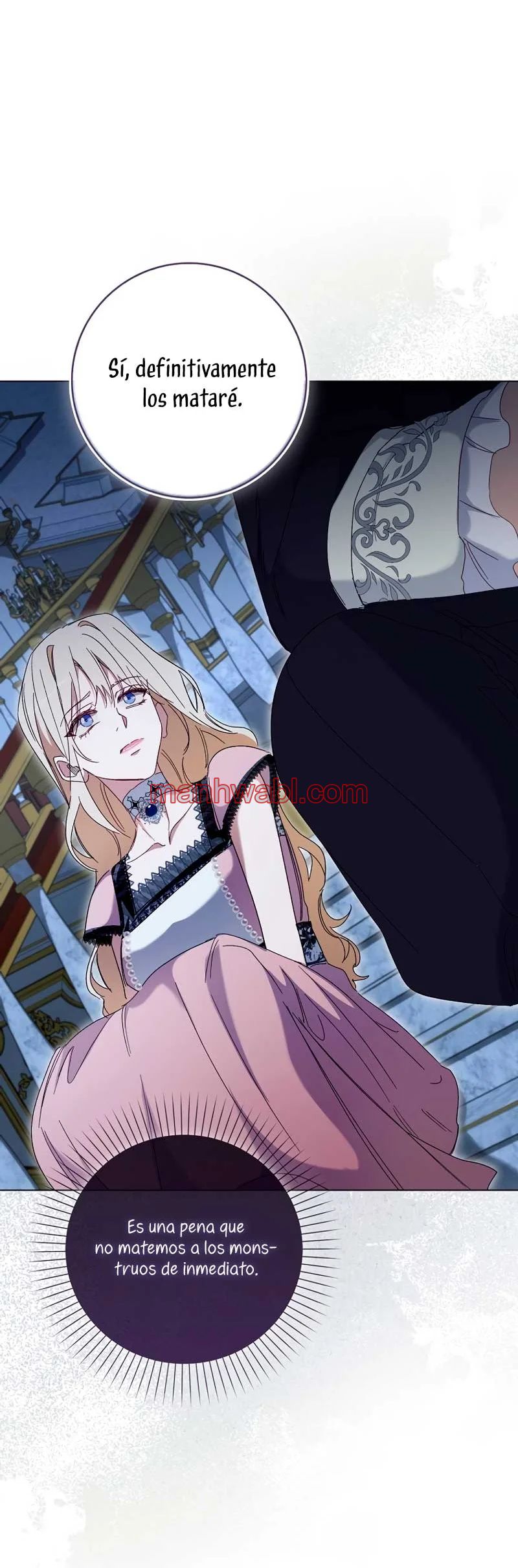 Me convertí en la sirvienta del protagonista de un juego de terror - Capítulo 45_3 manhwa