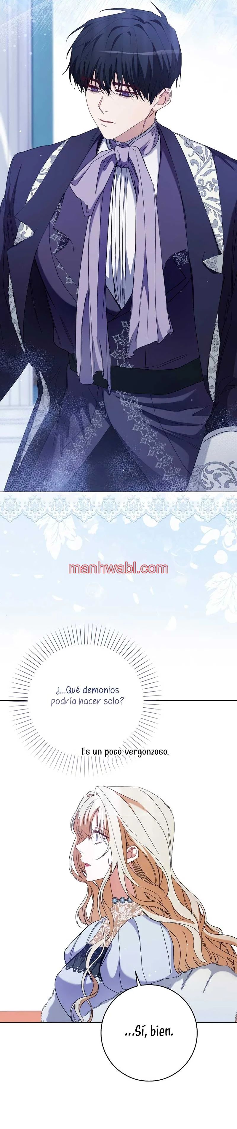 Me convertí en la sirvienta del protagonista de un juego de terror - Capítulo 46 manhwa