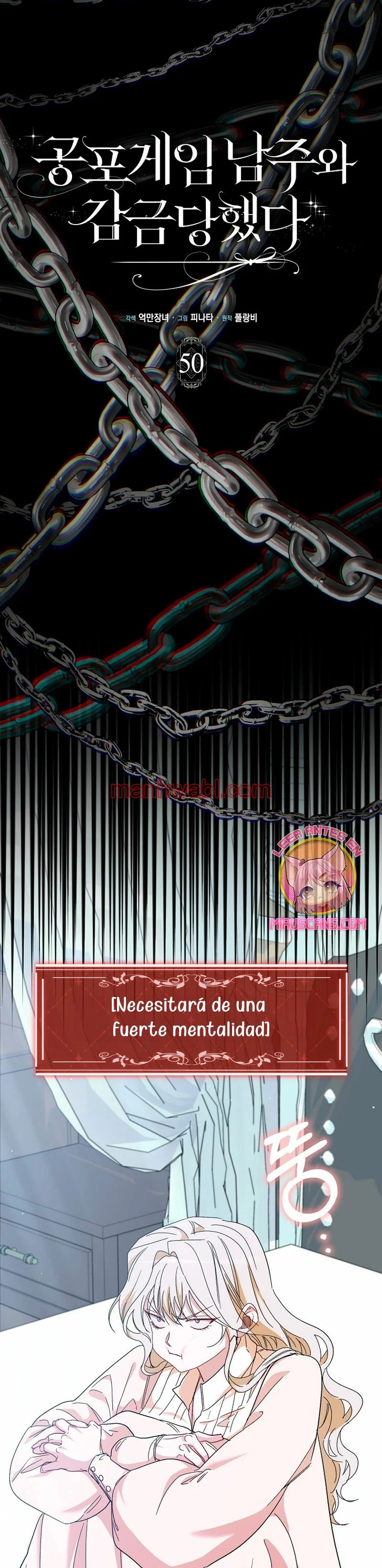 Me convertí en la sirvienta del protagonista de un juego de terror - Capítulo 50 manhwa