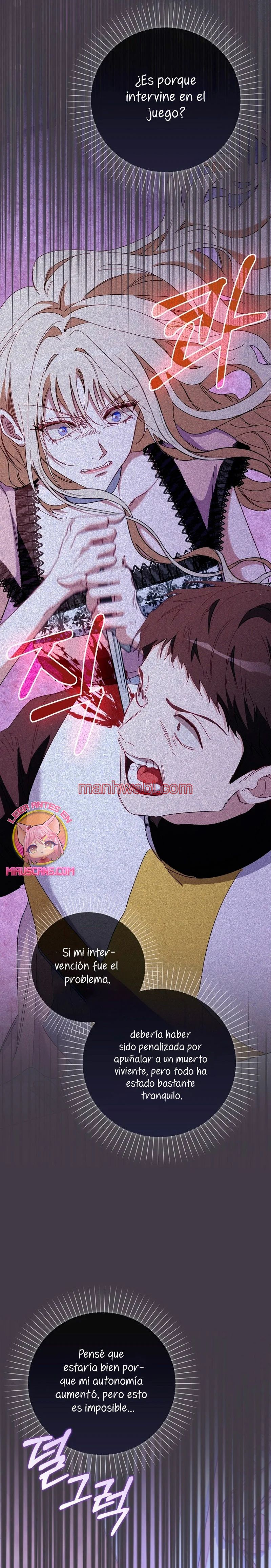 Me convertí en la sirvienta del protagonista de un juego de terror - Capítulo 50 manhwa