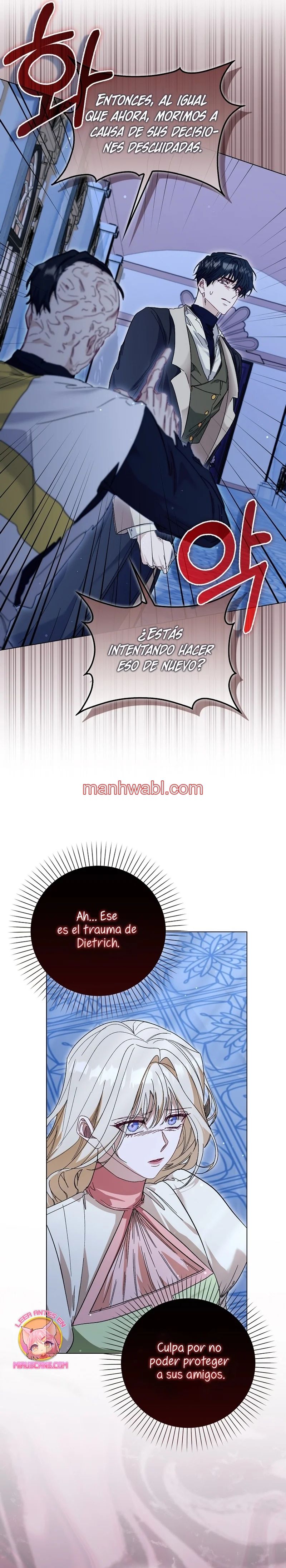 Me convertí en la sirvienta del protagonista de un juego de terror - Capítulo 52 manhwa