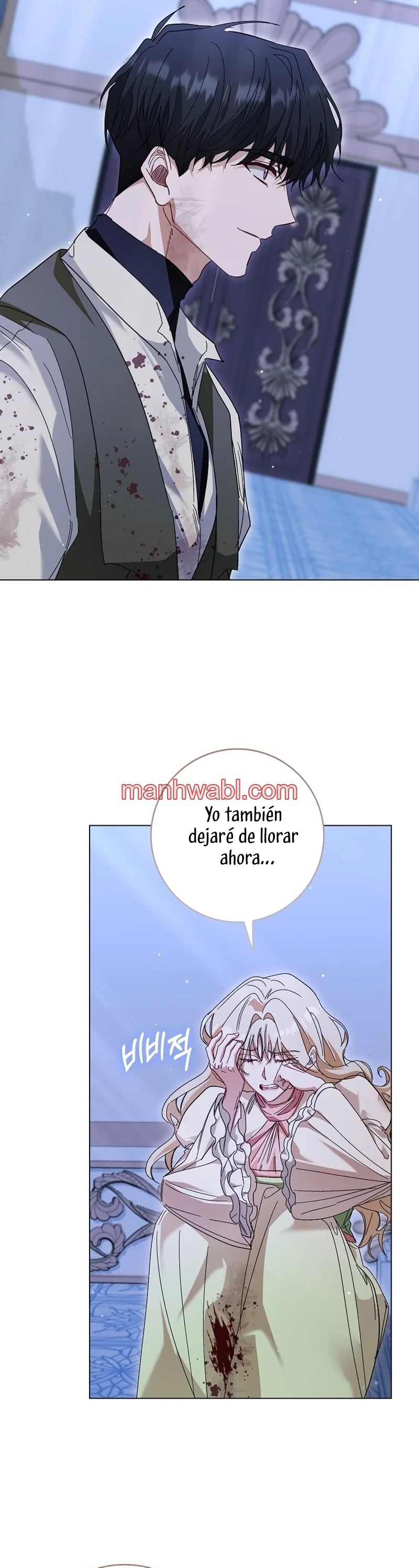 Me convertí en la sirvienta del protagonista de un juego de terror - Capítulo 53 manhwa