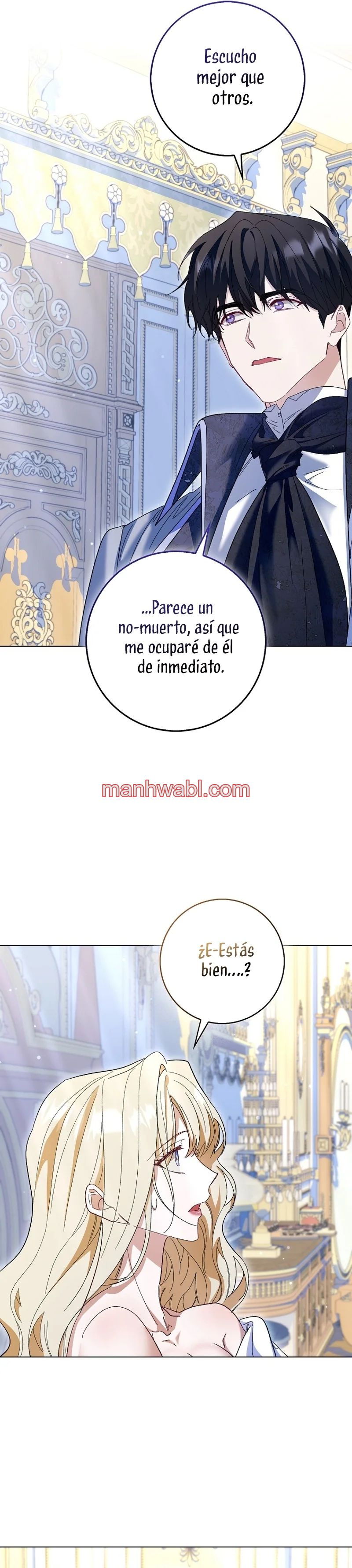 Me convertí en la sirvienta del protagonista de un juego de terror - Capítulo 54 manhwa