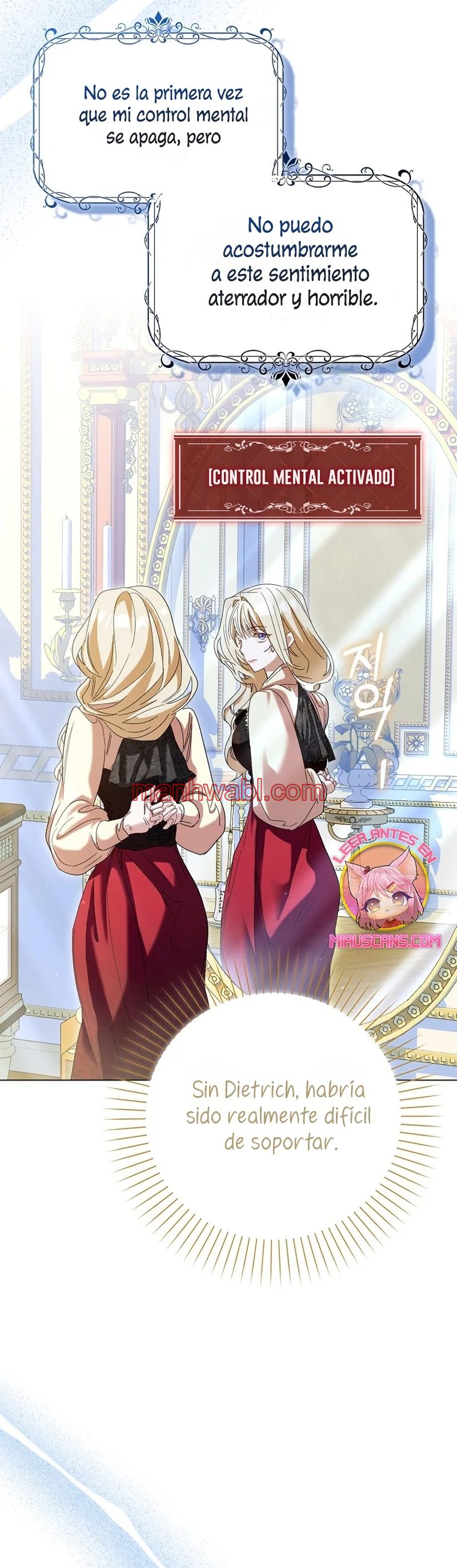 Me convertí en la sirvienta del protagonista de un juego de terror - Capítulo 54 manhwa