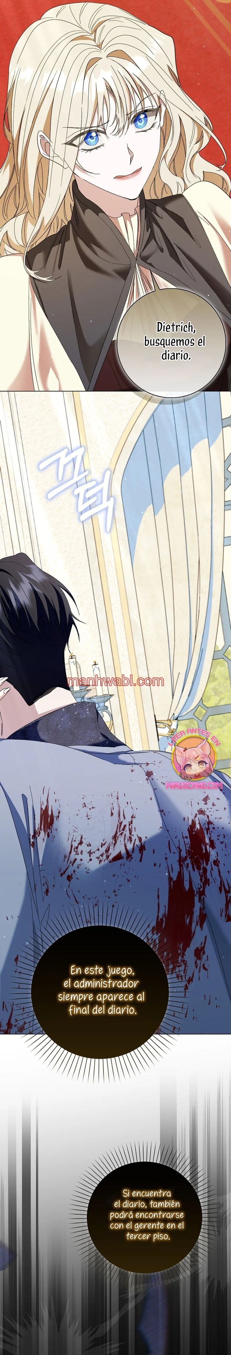 Me convertí en la sirvienta del protagonista de un juego de terror - Capítulo 54_2 manhwa