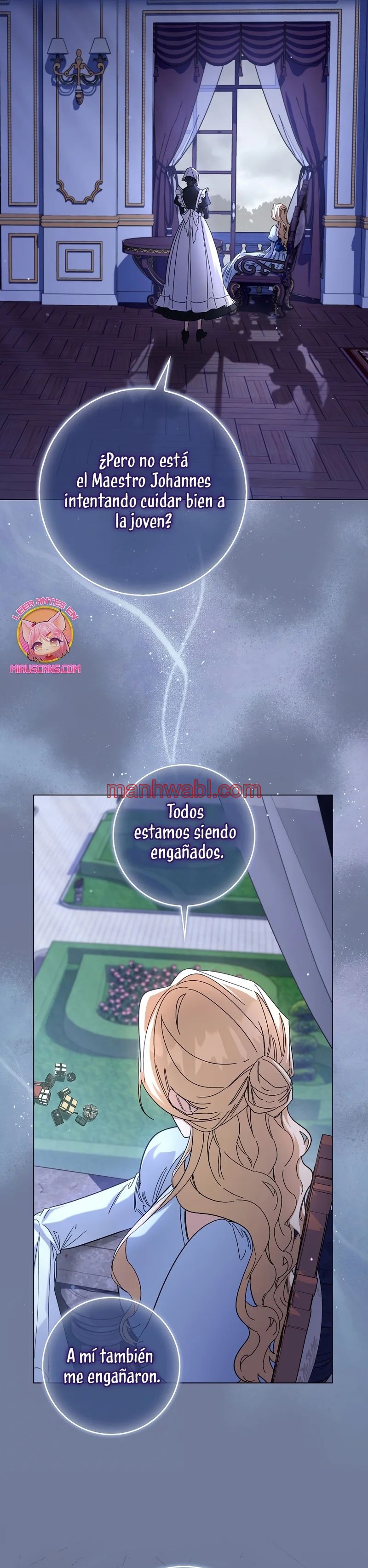 Me convertí en la sirvienta del protagonista de un juego de terror - Capítulo 55_2 manhwa