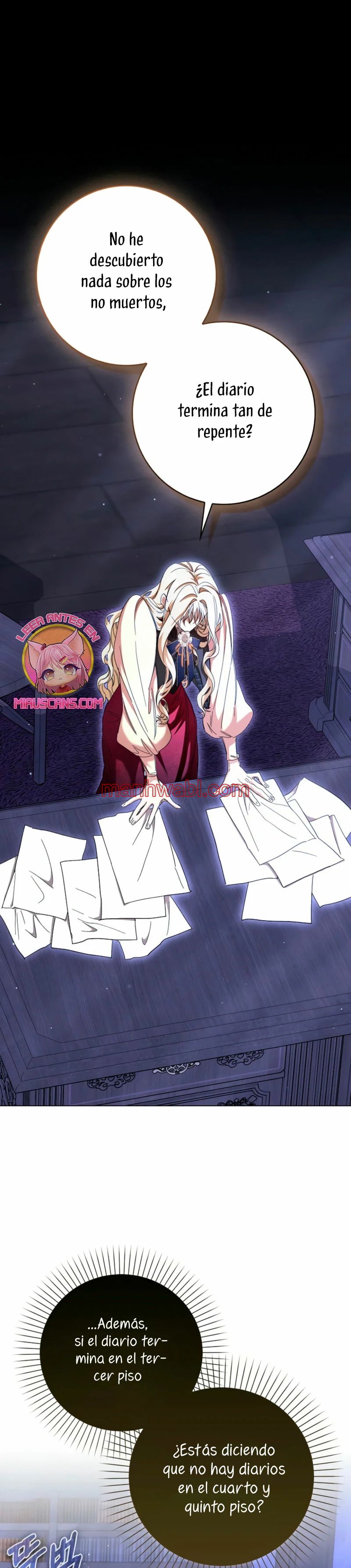 Me convertí en la sirvienta del protagonista de un juego de terror - Capítulo 56_2 manhwa