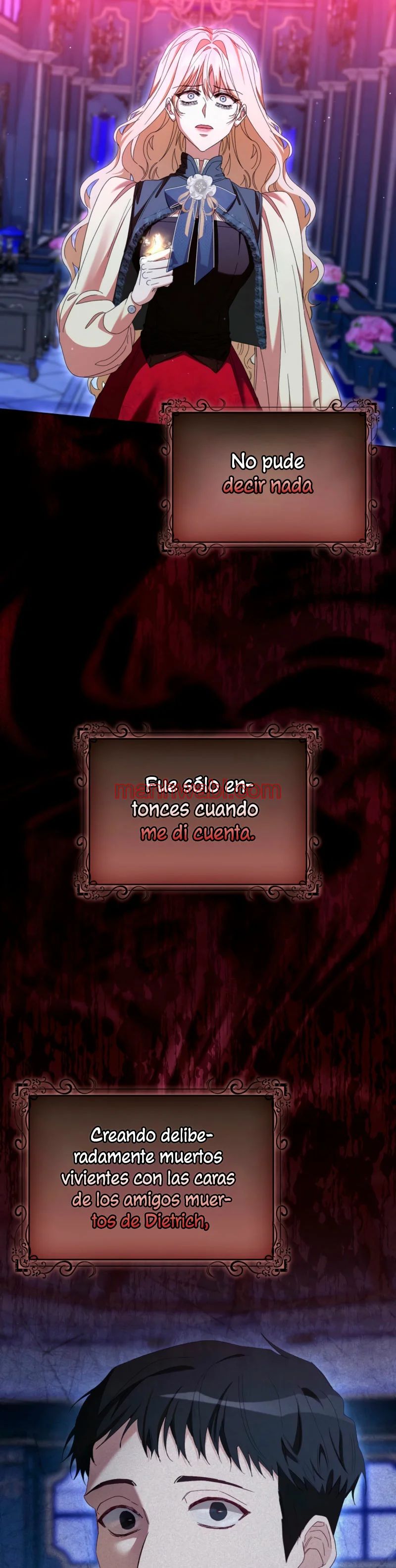 Me convertí en la sirvienta del protagonista de un juego de terror - Capítulo 56_3 manhwa