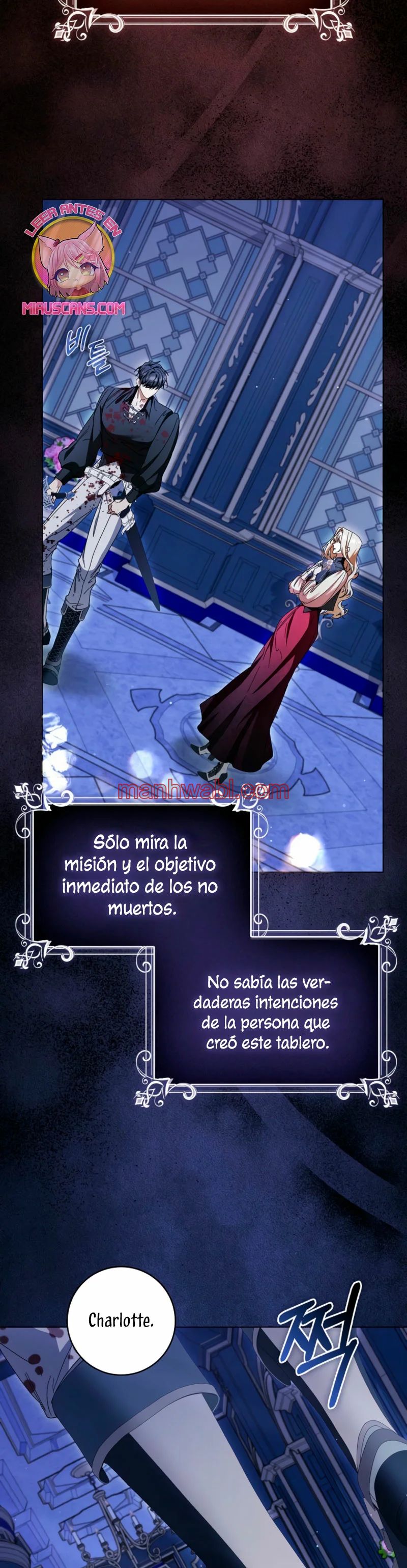 Me convertí en la sirvienta del protagonista de un juego de terror - Capítulo 56_3 manhwa