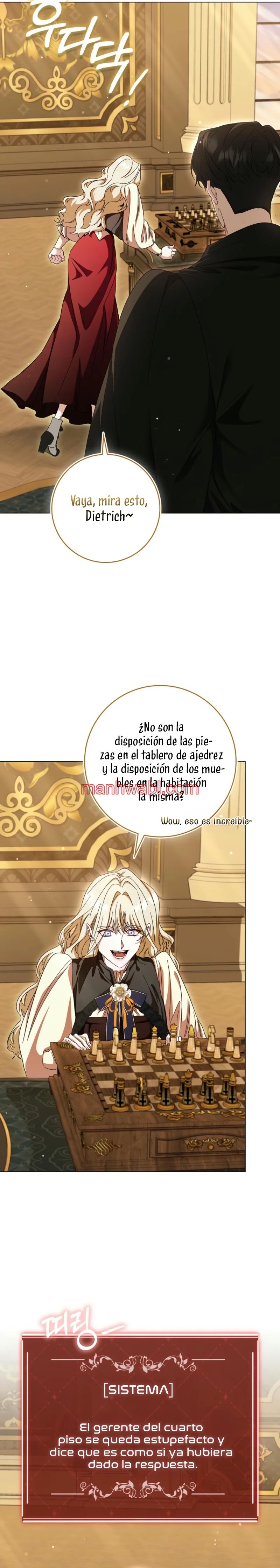 Me convertí en la sirvienta del protagonista de un juego de terror - Capítulo 57_3 manhwa