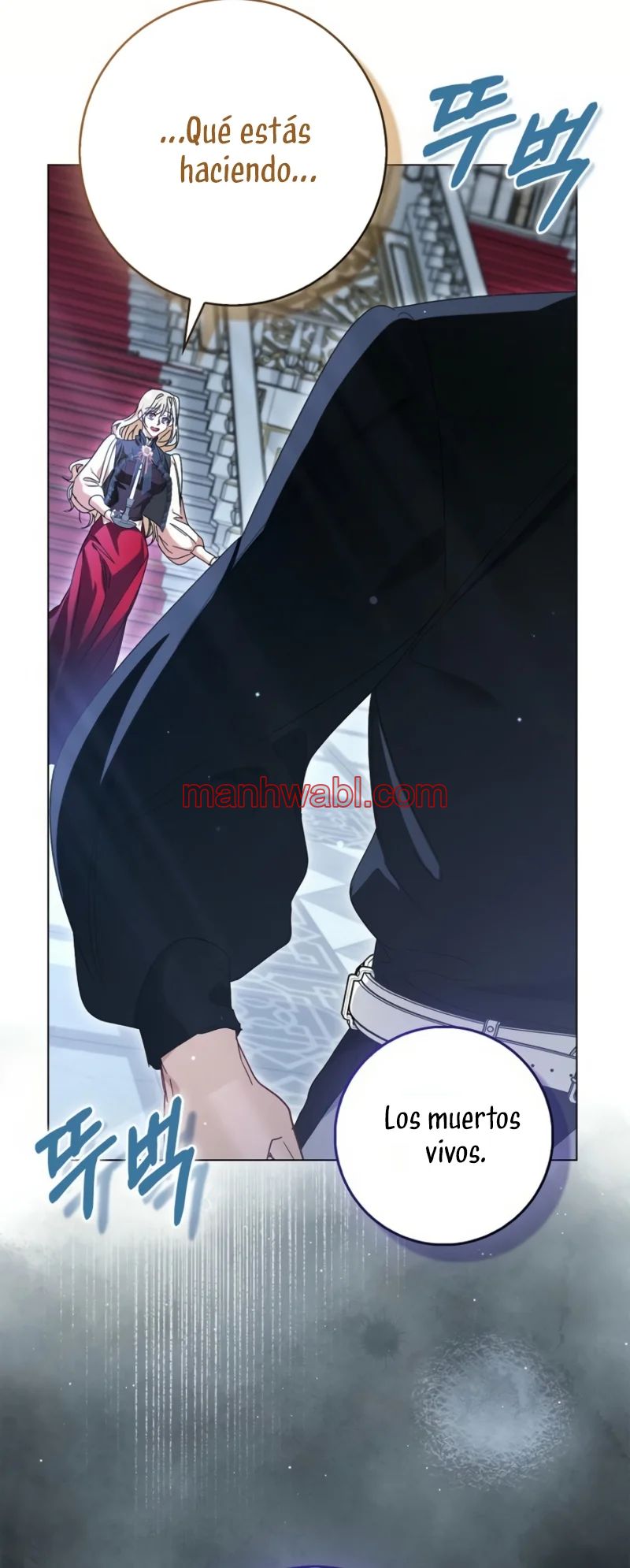 Me convertí en la sirvienta del protagonista de un juego de terror - Capítulo 58_3 manhwa