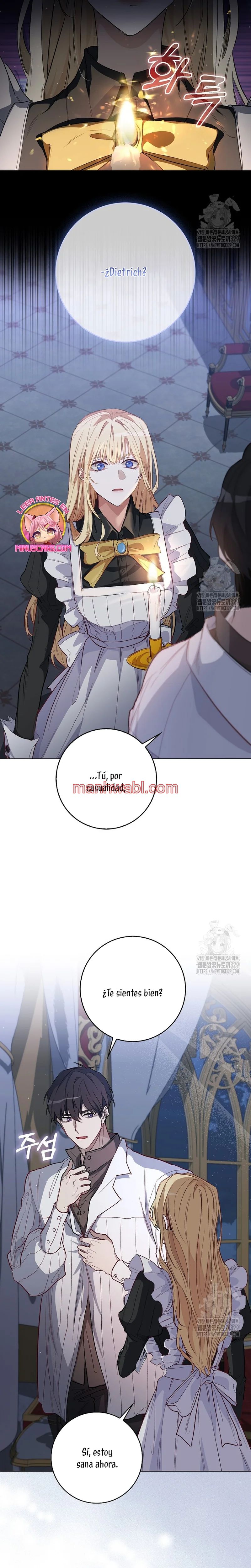 Me convertí en la sirvienta del protagonista de un juego de terror - Capítulo 6 manhwa