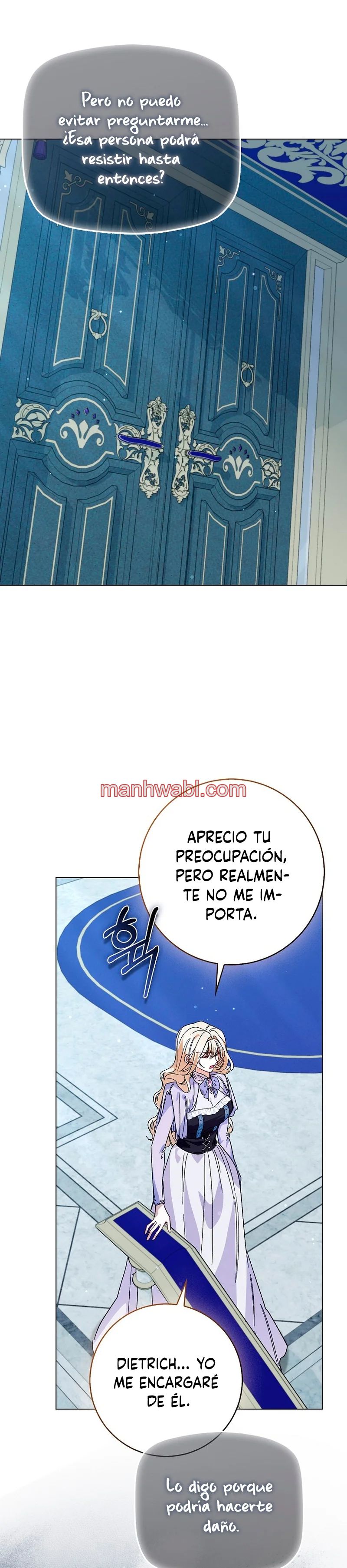 Me convertí en la sirvienta del protagonista de un juego de terror - Capítulo 61_2 manhwa