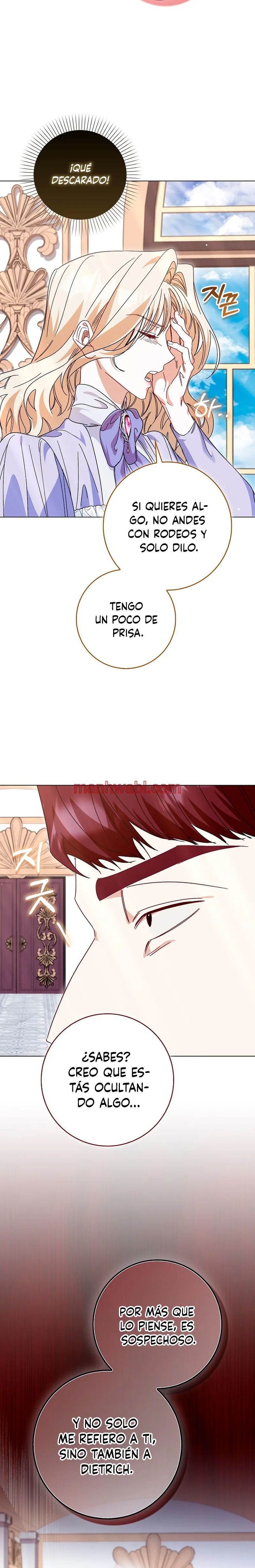 Me convertí en la sirvienta del protagonista de un juego de terror - Capítulo 61_2 manhwa