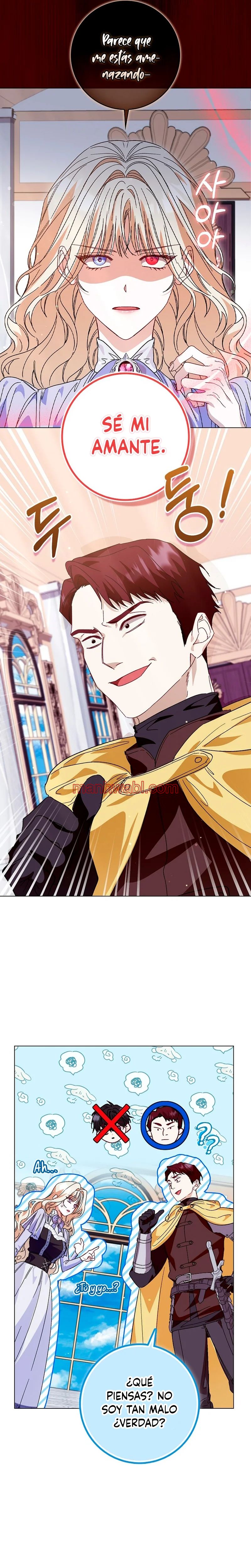 Me convertí en la sirvienta del protagonista de un juego de terror - Capítulo 61_2 manhwa