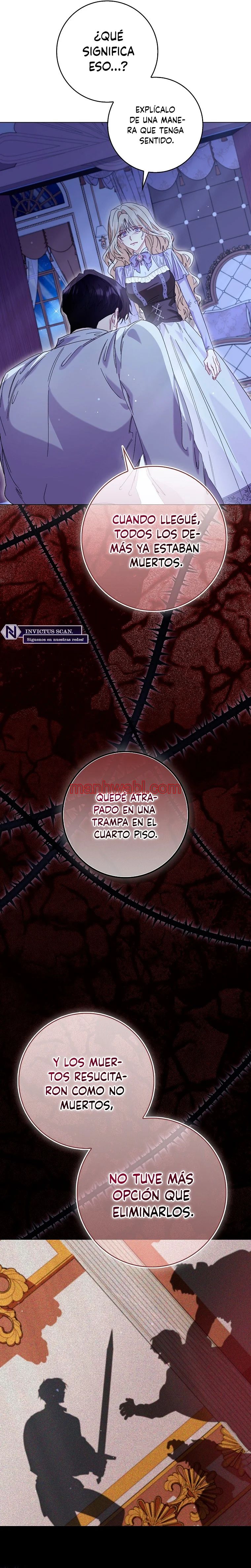 Me convertí en la sirvienta del protagonista de un juego de terror - Capítulo 62_2 manhwa