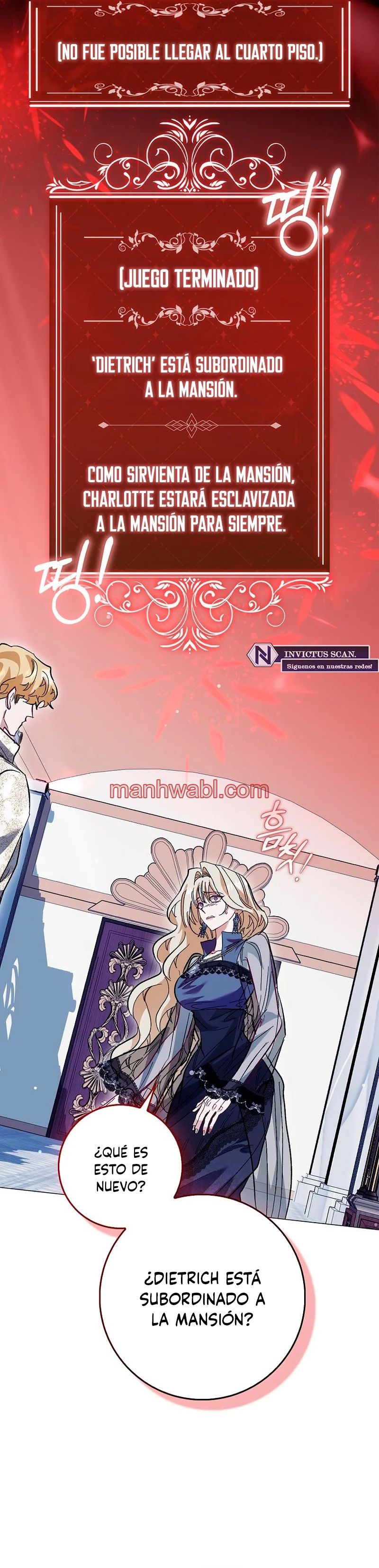 Me convertí en la sirvienta del protagonista de un juego de terror - Capítulo 70_2 manhwa