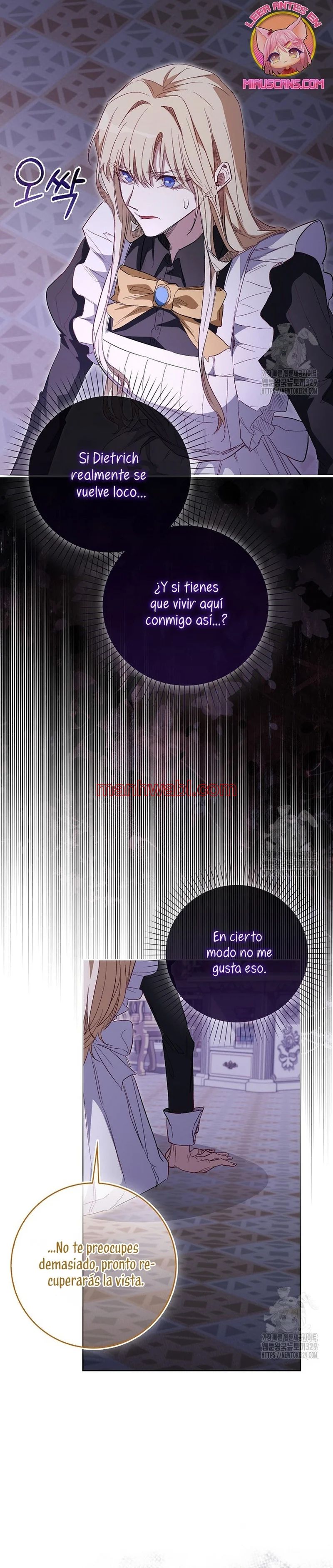 Me convertí en la sirvienta del protagonista de un juego de terror - Capítulo 7_2 manhwa