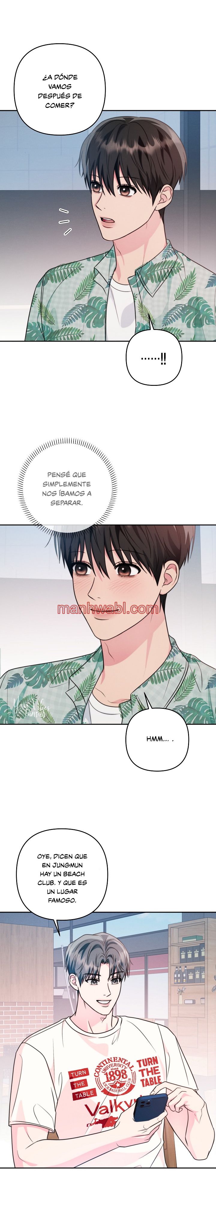 Mejillas coloradas - Capítulo 13_2 manhwa