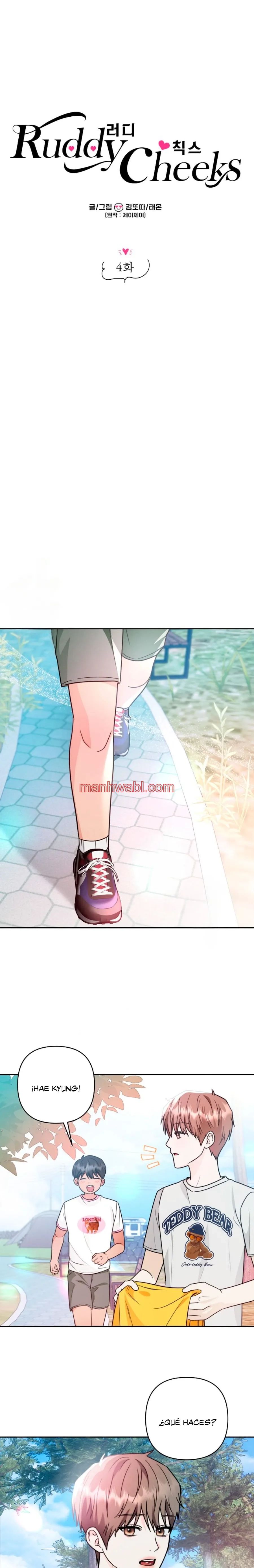 Mejillas coloradas - Capítulo 4 manhwa