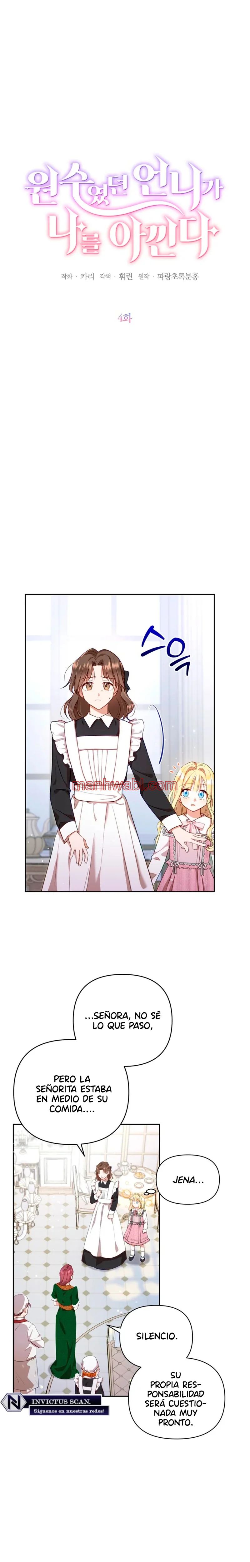 Mi hermana que era mi enemiga, ahora me ama - Capítulo 4 manhwa