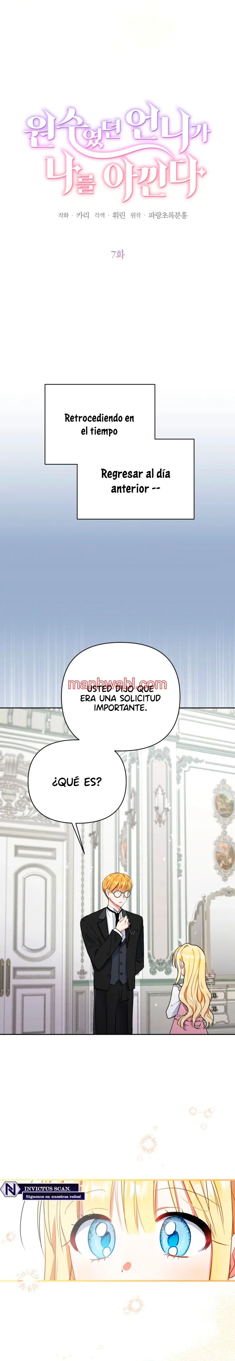 Mi hermana que era mi enemiga, ahora me ama - Capítulo 7 manhwa