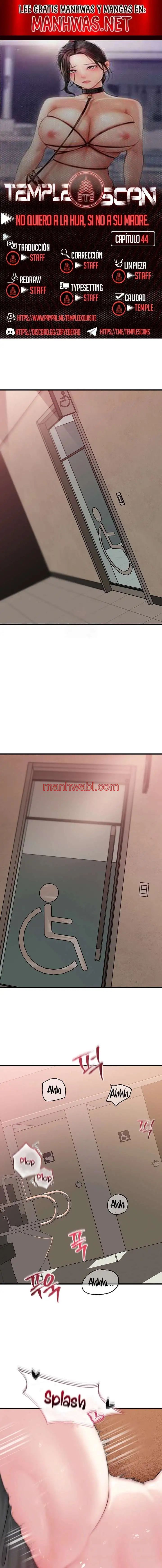 No Quiero A La Hija, Si No A Su Madre - Capítulo 44 manhwa