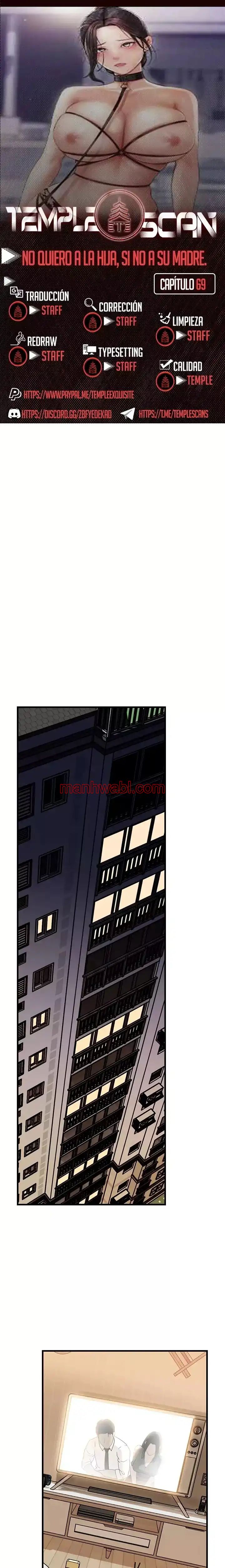 No Quiero A La Hija, Si No A Su Madre - Capítulo 69 manhwa