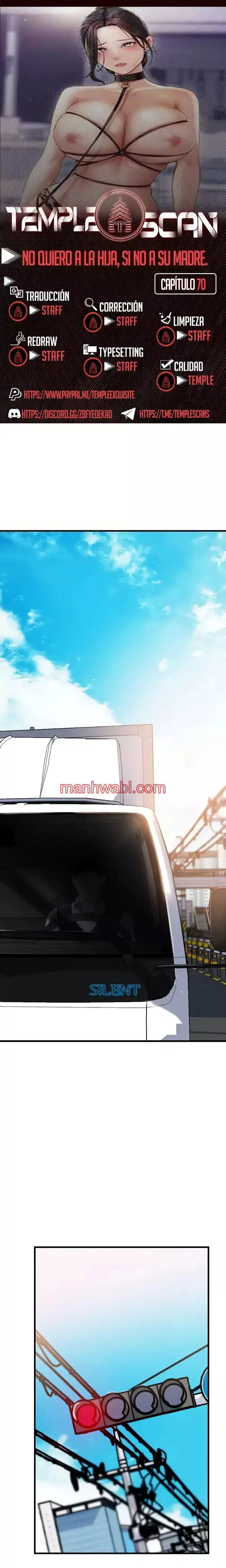 No Quiero A La Hija, Si No A Su Madre - Capítulo 70 manhwa