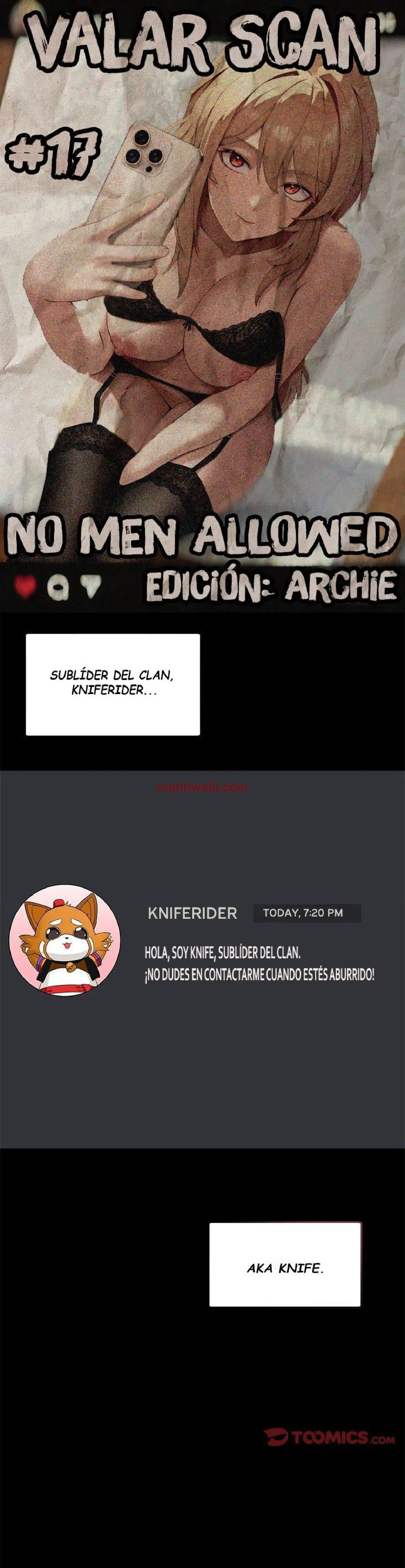 No Se Permiten Hombres - Capítulo 17 manhwa