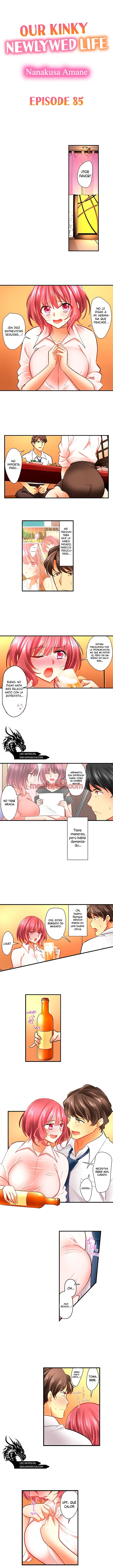 Nuestra Nueva Vida Pervertida de Recién Casados - Capítulo 85 manhwa