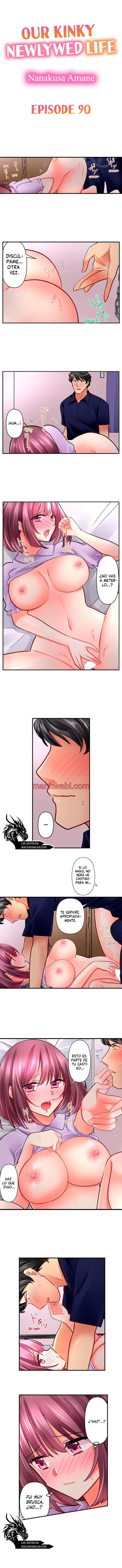 Nuestra Nueva Vida Pervertida de Recién Casados - Capítulo 90 manhwa