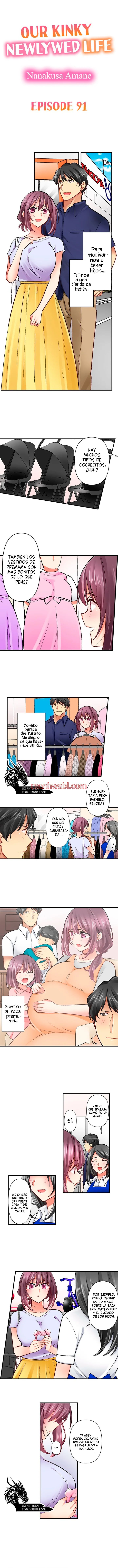 Nuestra Nueva Vida Pervertida de Recién Casados - Capítulo 91 manhwa