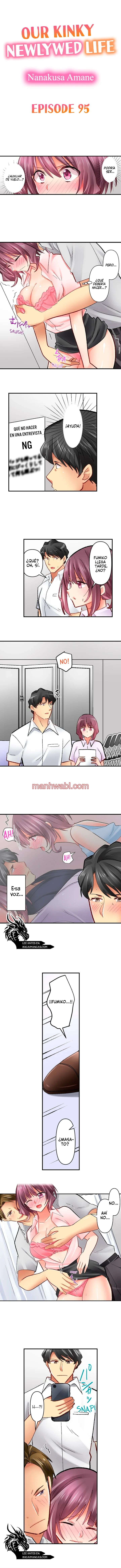 Nuestra Nueva Vida Pervertida de Recién Casados - Capítulo 95 manhwa