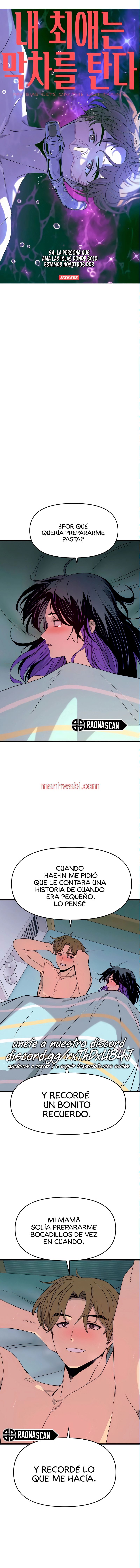 Mi bias toma el ultimo tren - Capítulo 54 manhwa