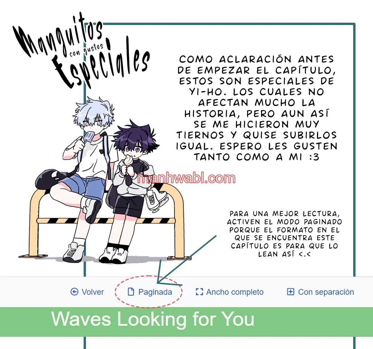 Olas Buscándote - Capítulo 61.6 manhwa