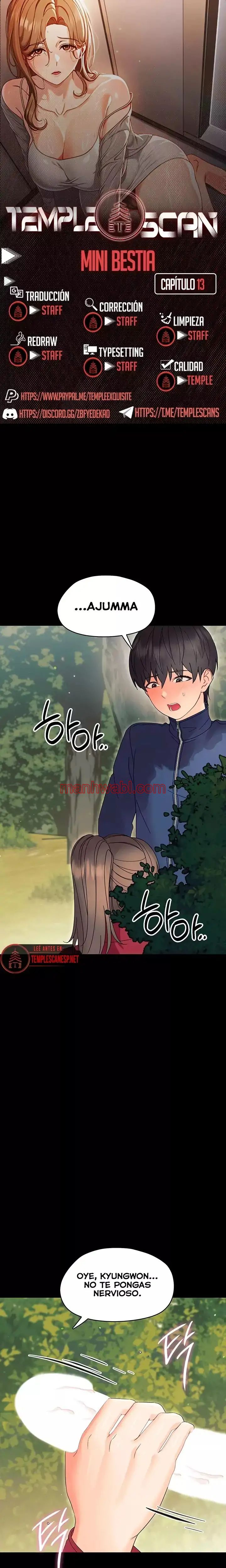 Pequeña Bestia - Capítulo 13 manhwa