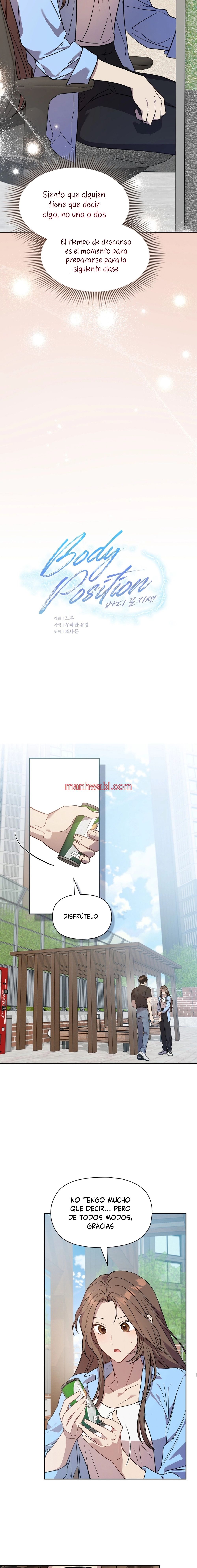 posición del cuerpo - Capítulo 6_2 manhwa