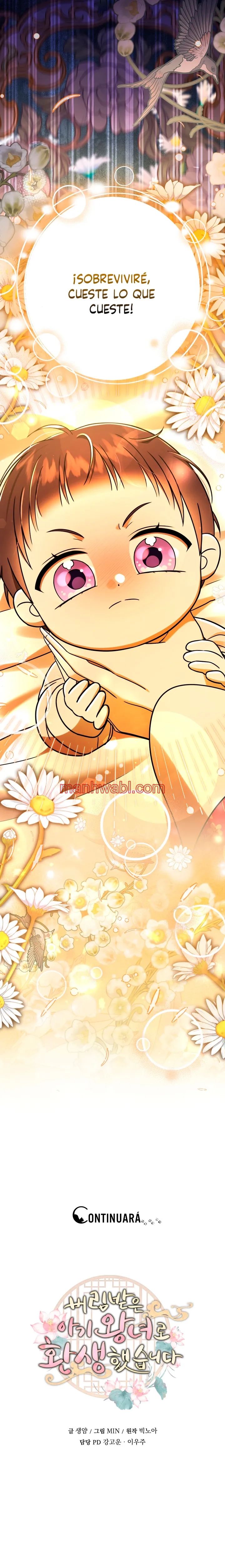 Reencarnada como una princesa bebe abandonada - Capítulo 2_3 manhwa